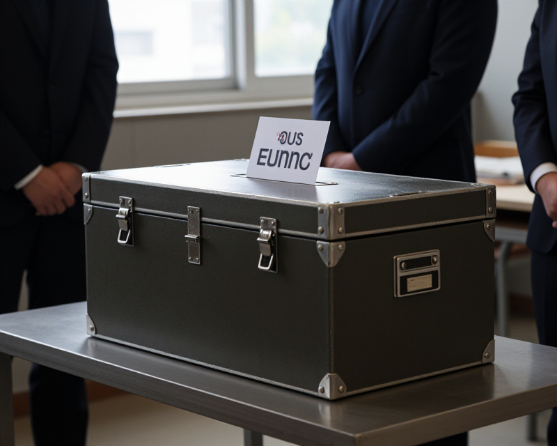 Ballot Box Investigation Scene