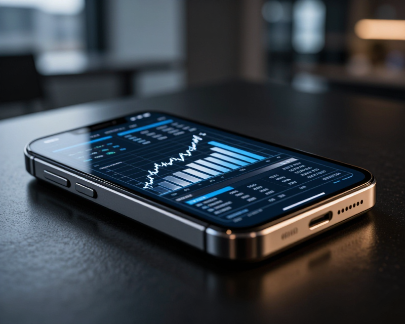 Smartphone Market Analysis Concept
