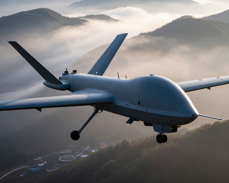 Surveillance Drone over Border