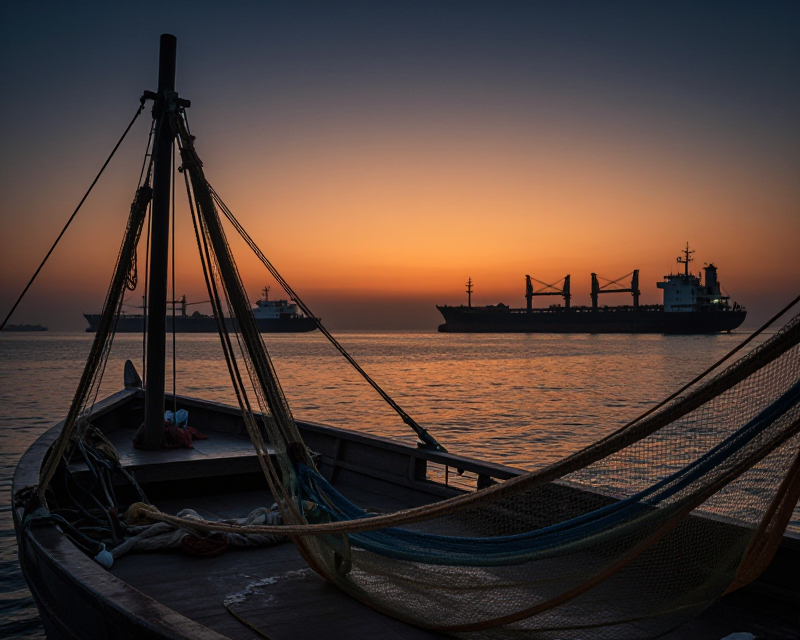 Strait of Hormuz Maritime Scene