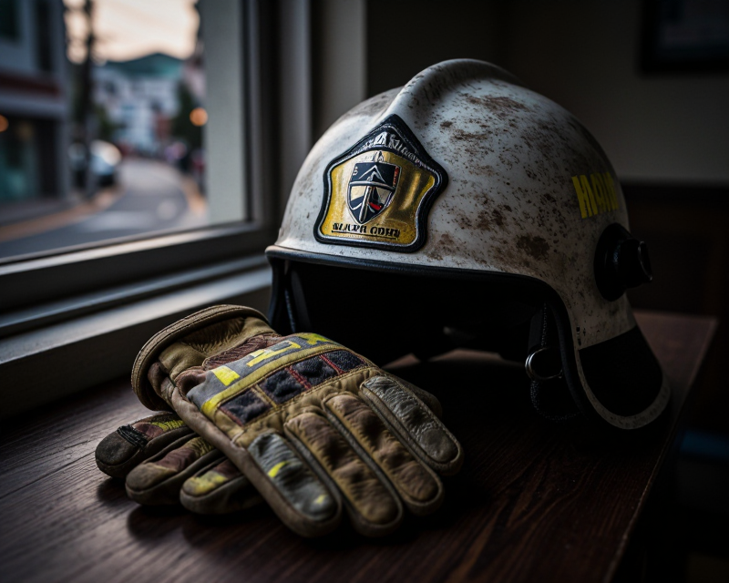 Cinematic Firefighter Helmet