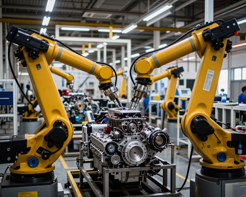 Modern Automotive Manufacturing Plant