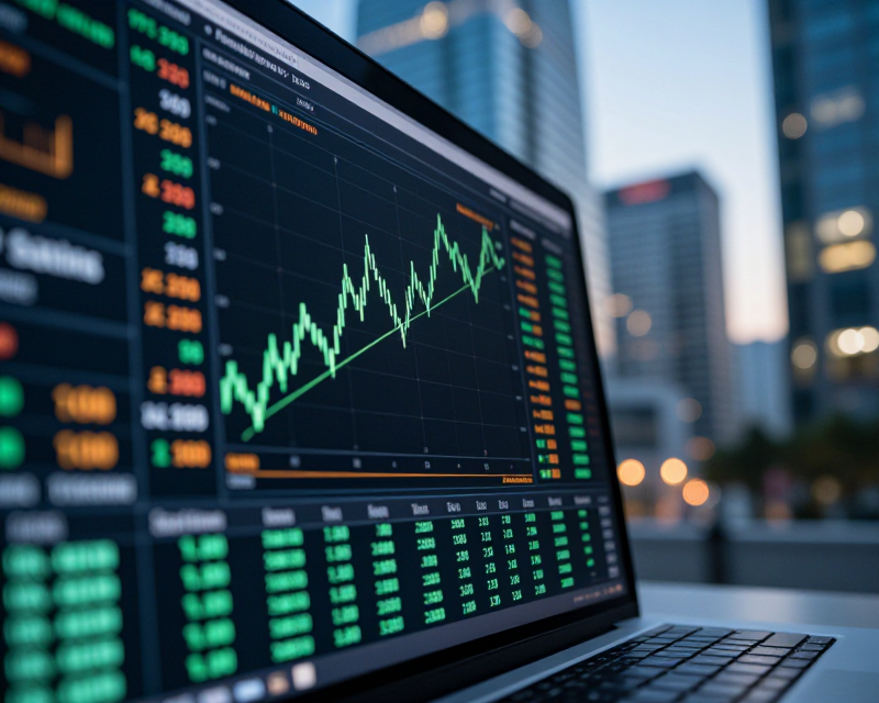 Stock Market Digital Display