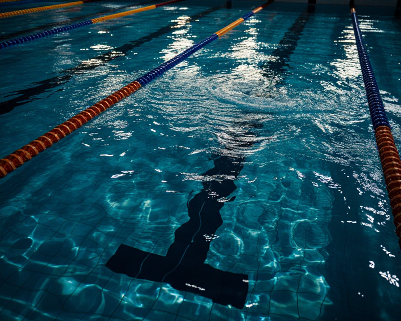 Swimming Competition Atmosphere