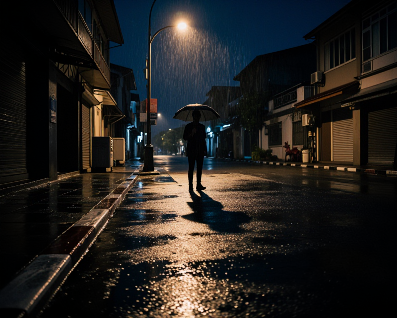 Cinematic depiction of global crime shadows