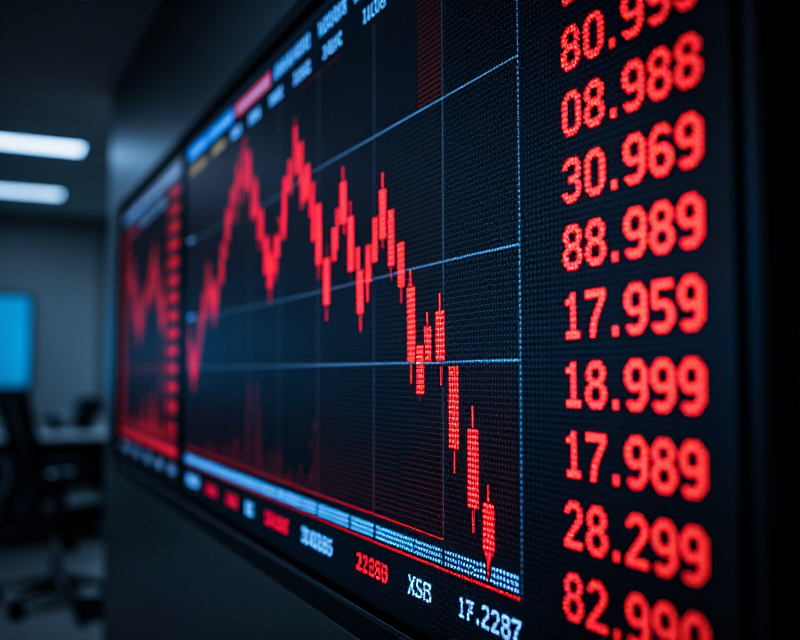 Stock Market Crash Visual