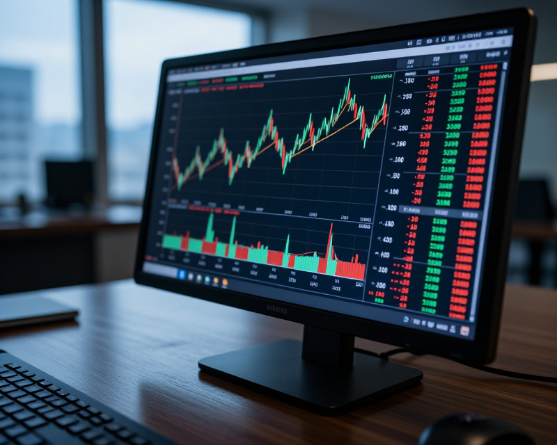 Financial Market Data Display